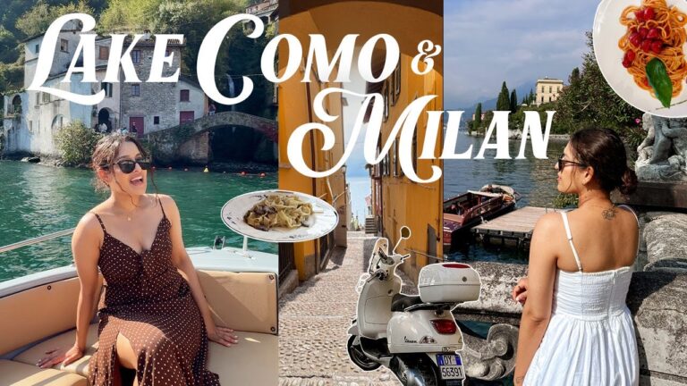 what to do in MILAN + LAKE COMO in 3 days🇮🇹| ITALY TRAVEL VLOG 2024 | itinerary, food, tour links